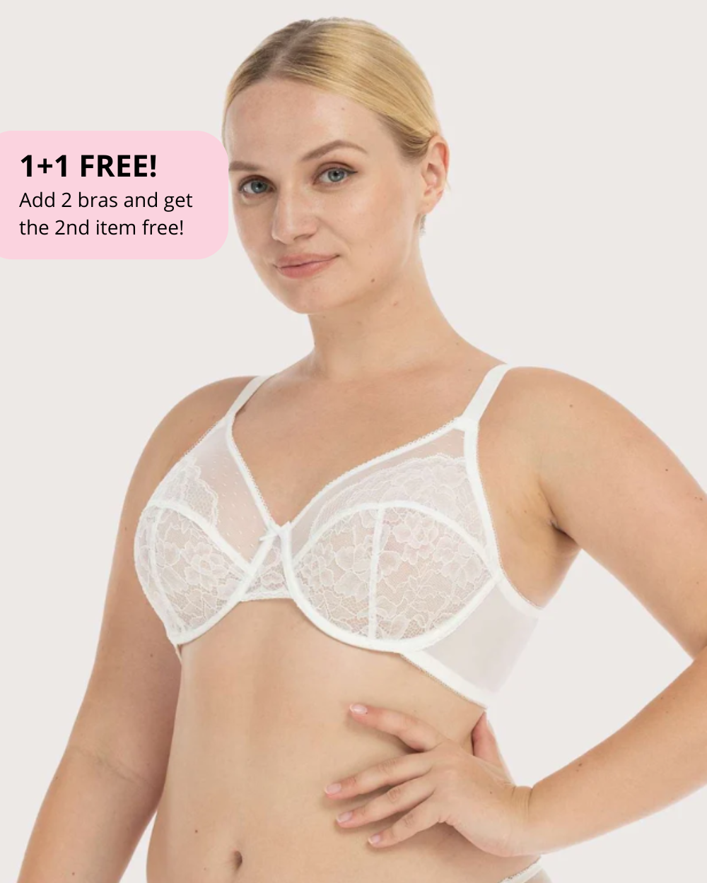 Breast Minimizer Bra - Enchante (tej)